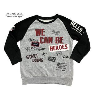 Zara Boys Sz 6 Hello City Pullover Sweatshirt